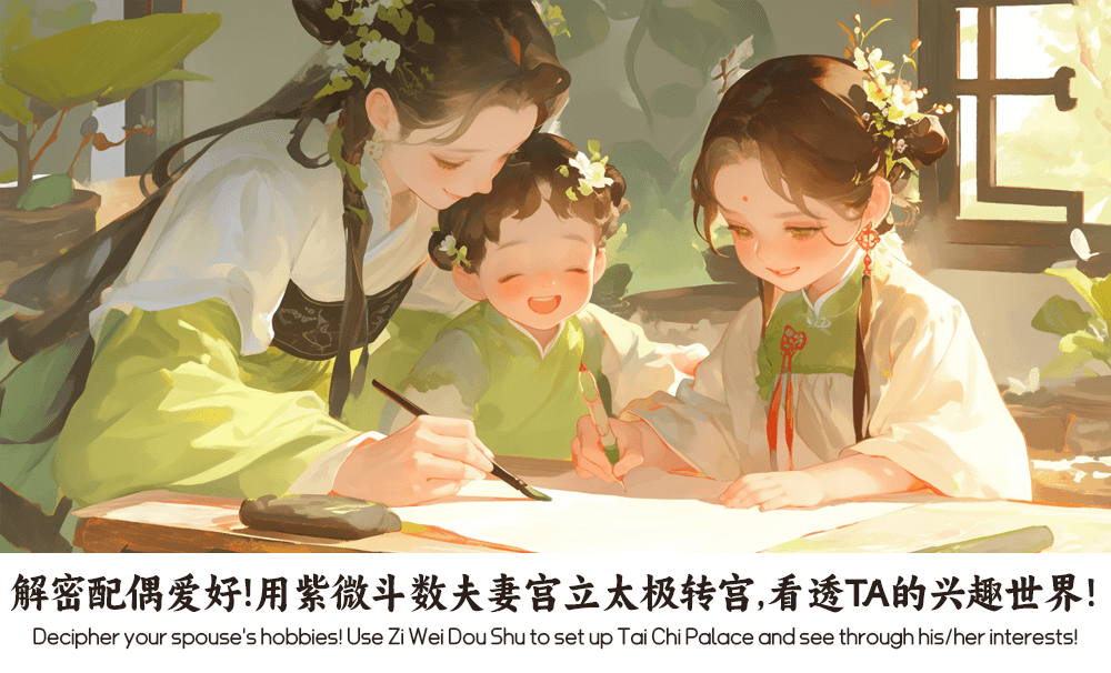 解密配偶爱好！用紫微斗数夫妻宫立太极转宫，看透TA的兴趣世界！