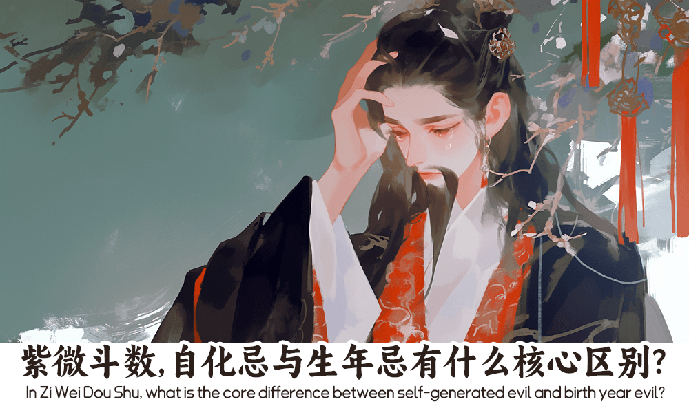 紫微斗数，自化忌与生年忌有什么核心区别？