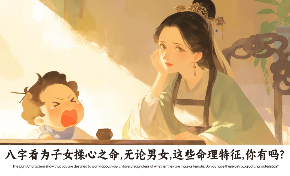 八字看为子女操心之命，无论男女，这些命理特征，你有吗？