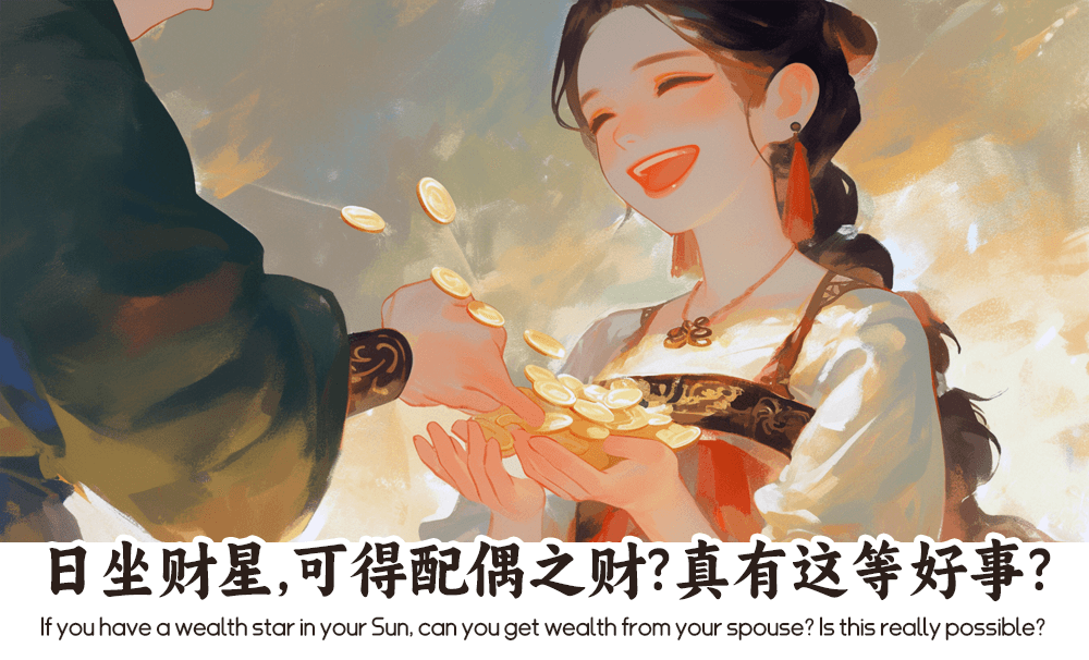日坐财星，可得配偶之财？真有这等好事？