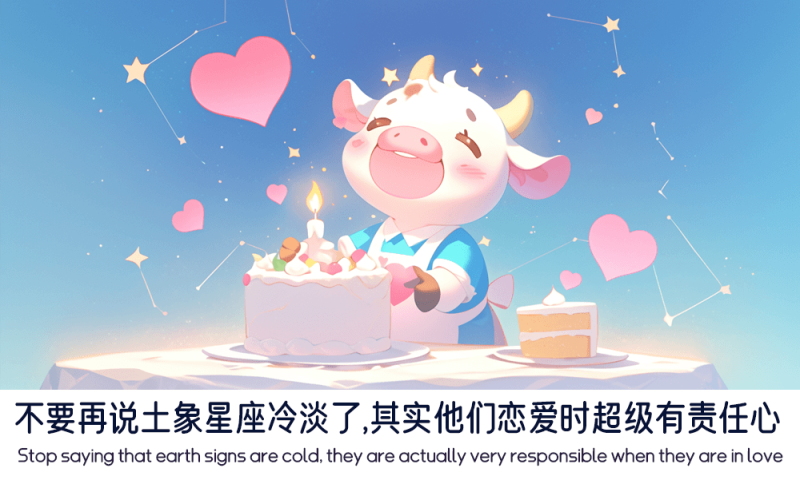 土象星座在恋爱时其实超级有责任心