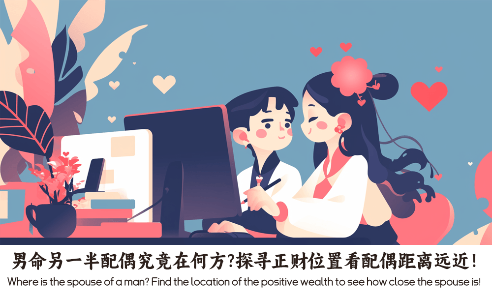 男命另一半配偶究竟在何方？探寻正财位置看配偶距离远近！