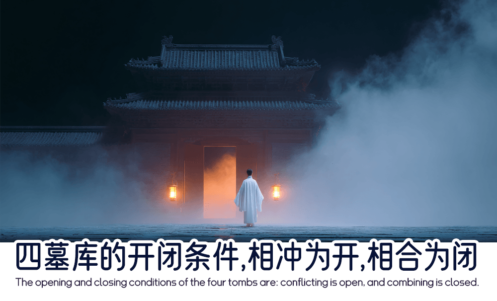 四墓库的开闭条件，相冲为开，相合为闭