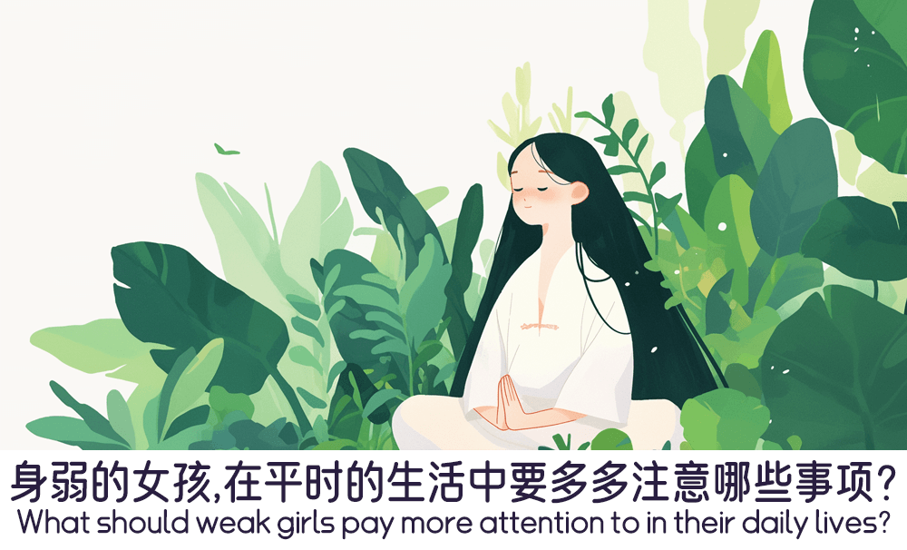 身弱的女孩，在平时的生活中要多多注意哪些事项？