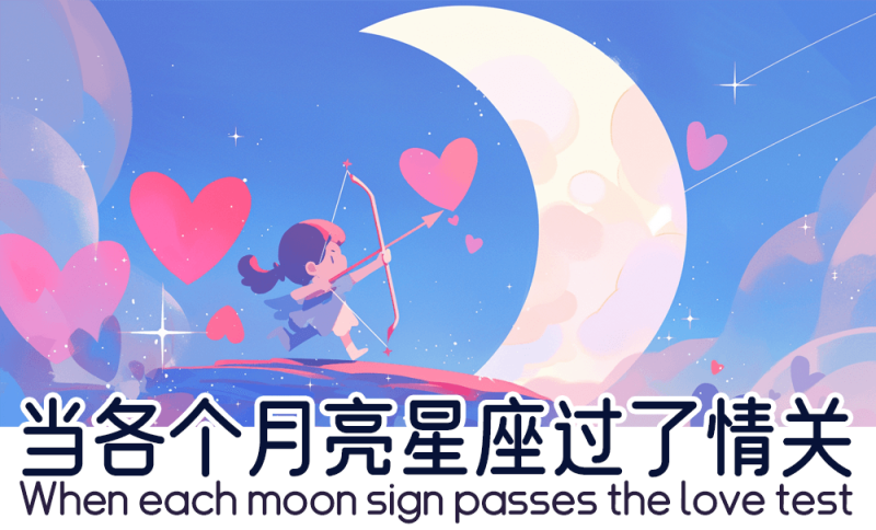 当各个月亮星座过了情关      