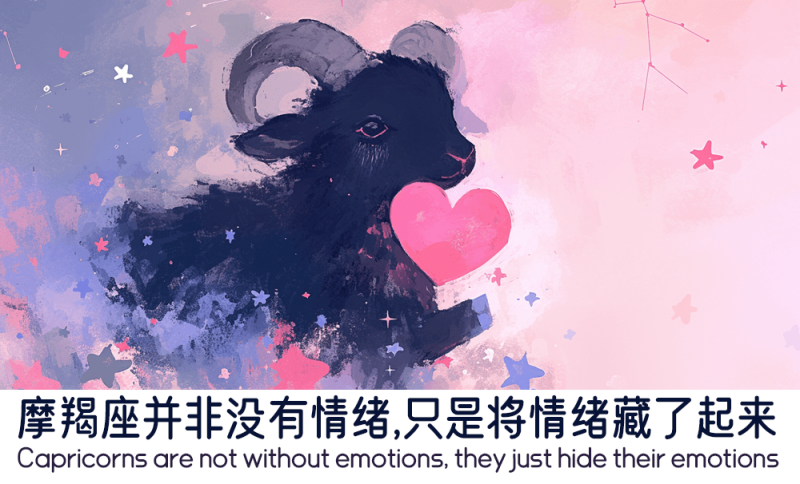 摩羯座并非没有情绪