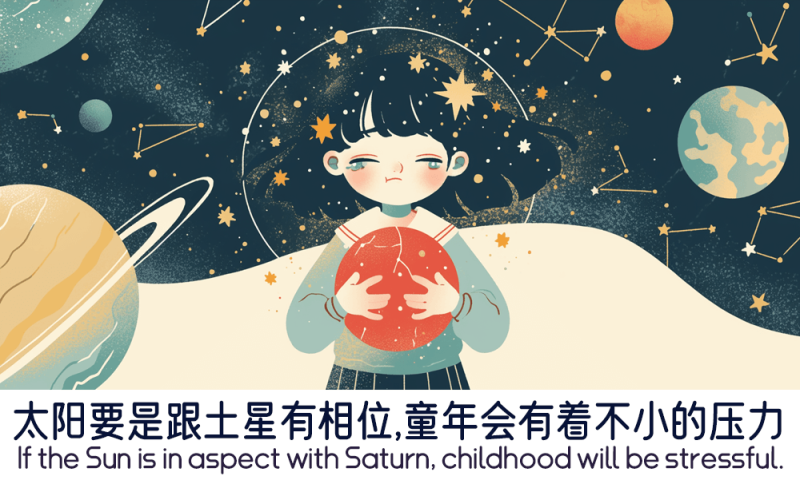 太阳要是跟土星有相位