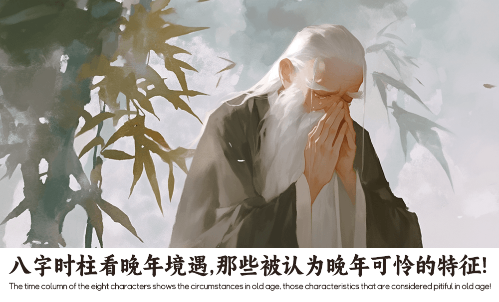八字时柱看晚年境遇，那些被认为晚年可怜的特征！