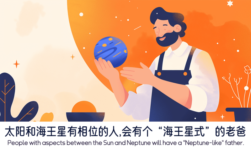 太阳和海王星有相位的人的老爸