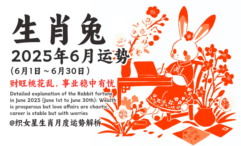 2025年6月属兔运势