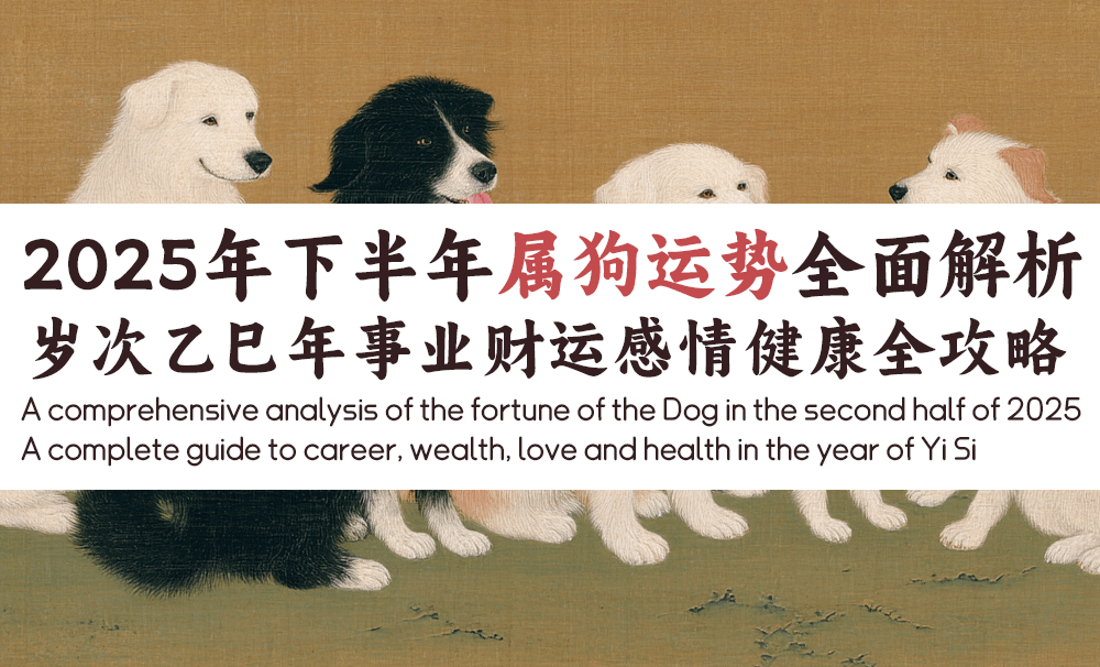 2025年下半年属狗运势全面解析｜岁次乙巳年事业财运感情健康全攻略