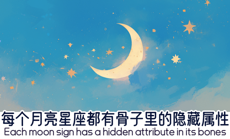每个月亮星座都有骨子里的隐藏属性