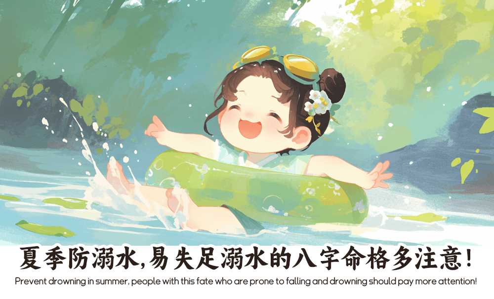 夏季防溺水，易失足溺水的八字命格多注意！