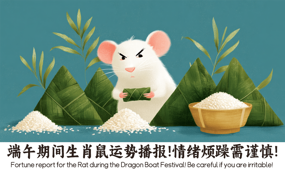 端午期间生肖鼠运势播报！情绪烦躁需谨慎！