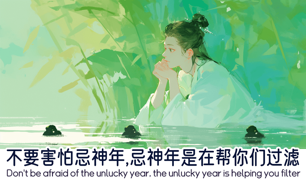 不要害怕忌神年，忌神年是在帮你们过滤