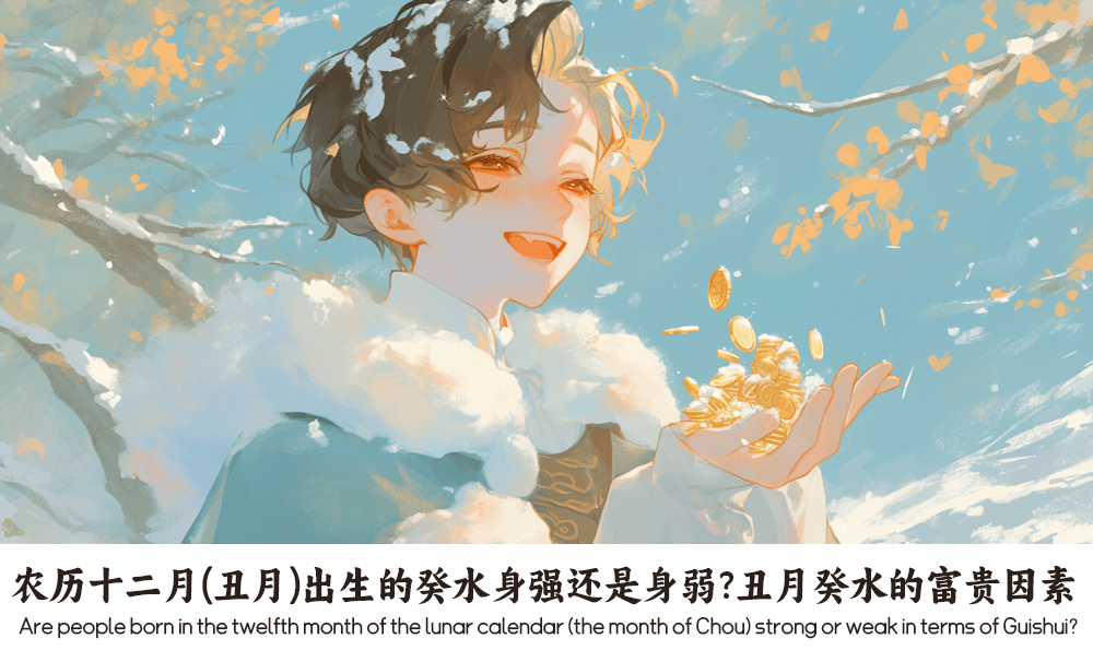农历十二月（丑月）出生的癸水身强还是身弱？丑月癸水的富贵因素