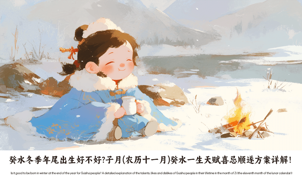 癸水冬季年尾出生好不好？子月(农历十一月)癸水一生天赋喜忌顺遂方案详解！