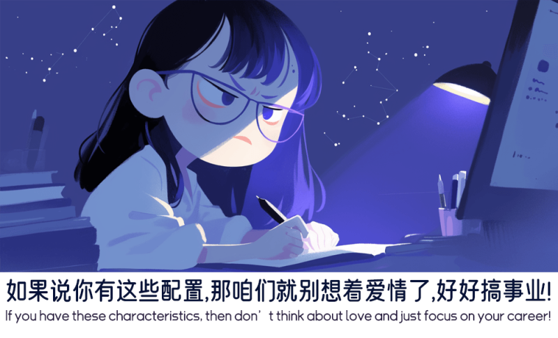 哪些星盘配置别想着爱情该好好搞事业