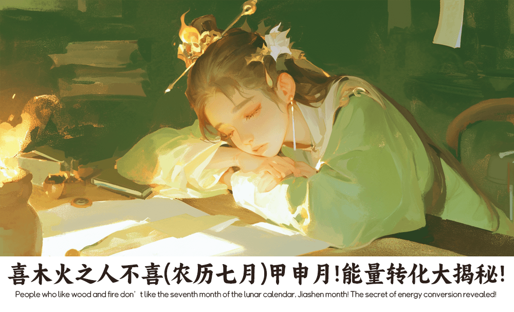 喜木火之人不喜（农历七月）甲申月！能量转化大揭秘！