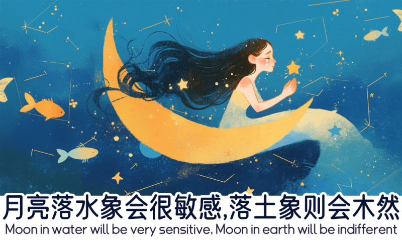 月亮落水象星座和土象星座