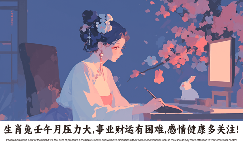 生肖兔壬午月压力大