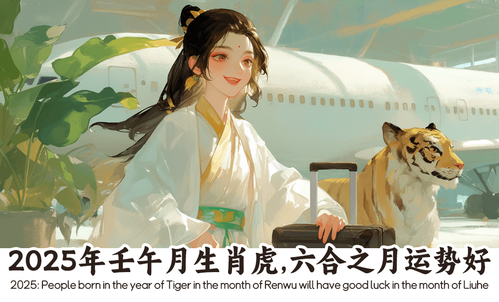 2025年壬午月生肖虎，六合之月运势好