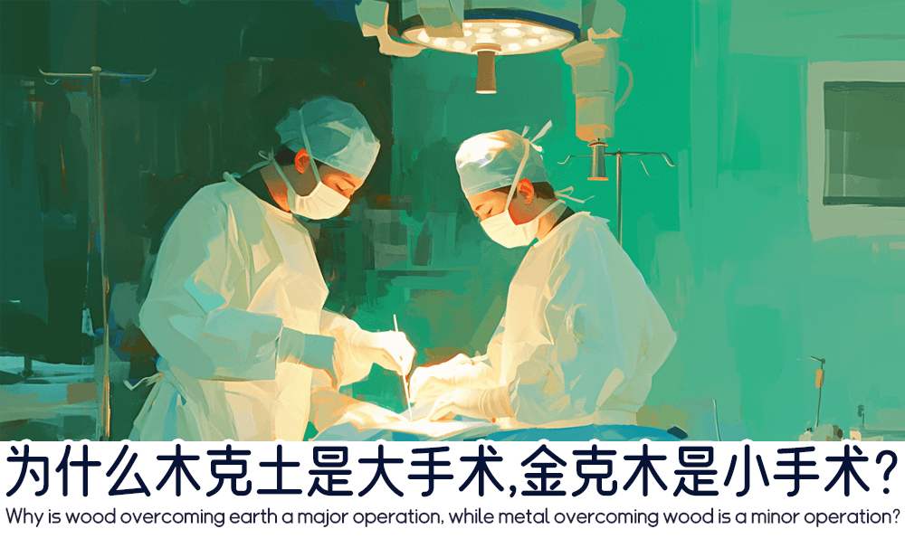为什么木克土是大手术，金克木是小手术？