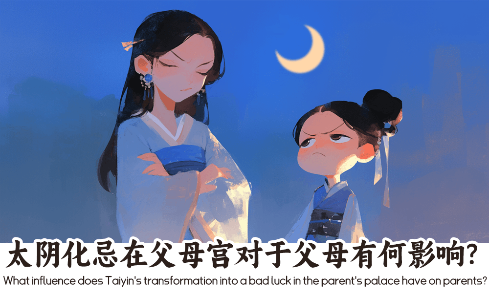 太阴化忌在父母宫对于父母有何影响？