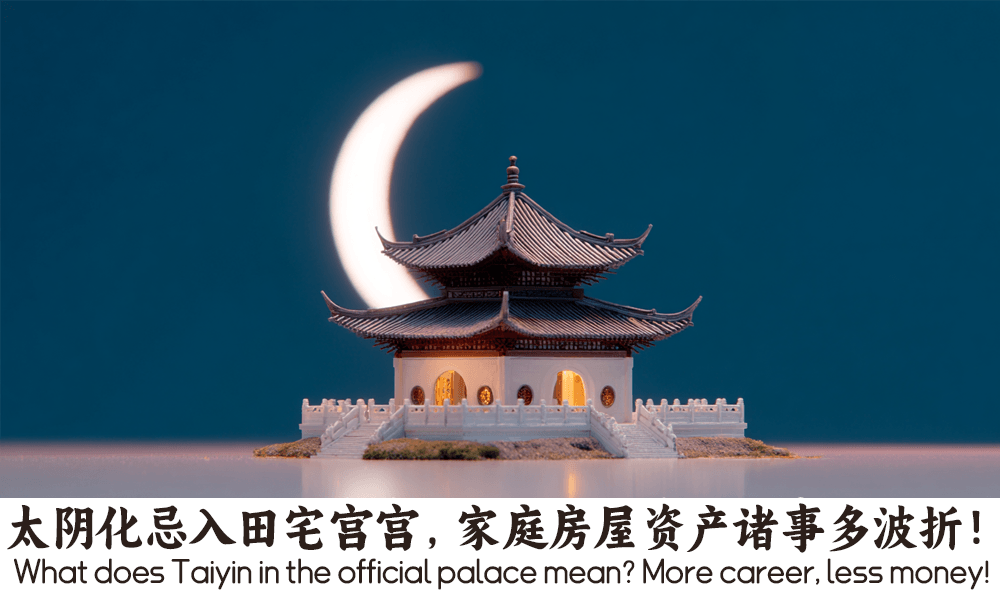 太阴化忌入田宅宫，家庭房屋资产诸事多波折！
