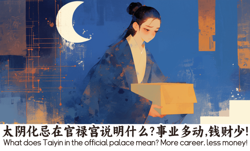 太阴化忌在官禄宫