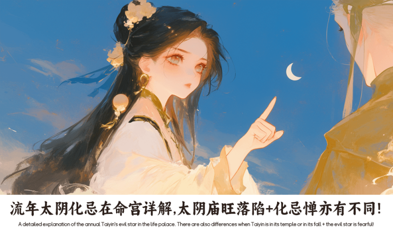 流年太阴化忌在命宫