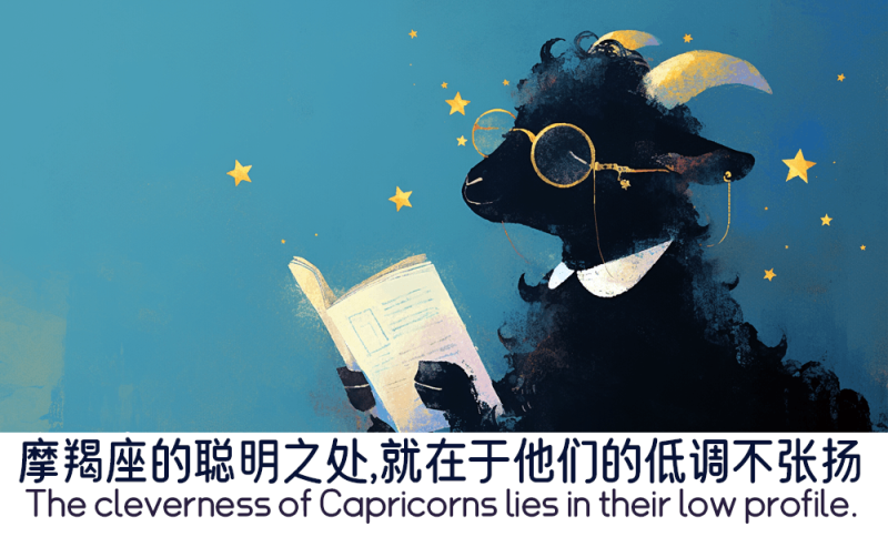 摩羯座的聪明之处