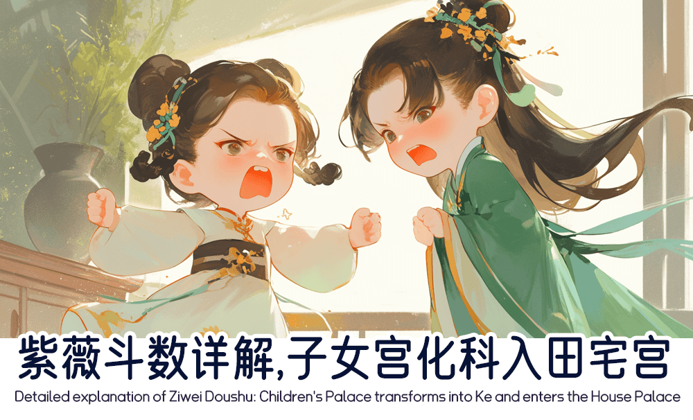 紫薇斗数详解，子女宫化科入田宅宫