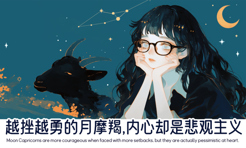越挫越勇的月摩羯