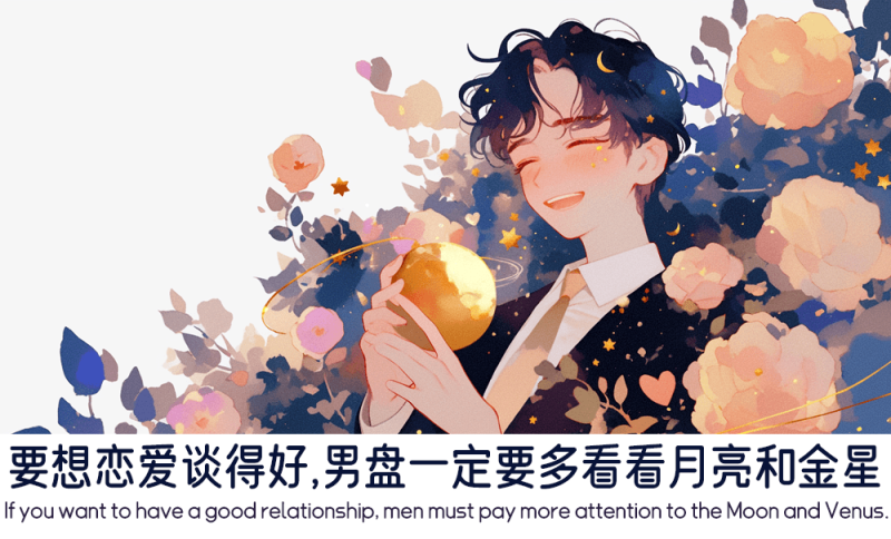 男盘一定要多看看月亮和金星