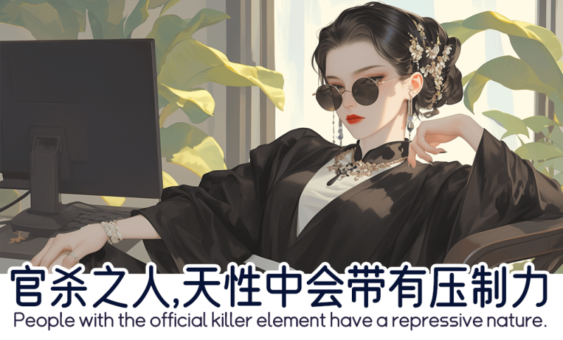 官杀之人天性中的压制力   