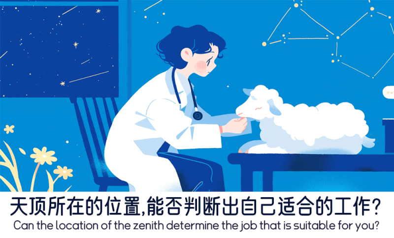 天顶所在的位置能否判断出自己适合的工作