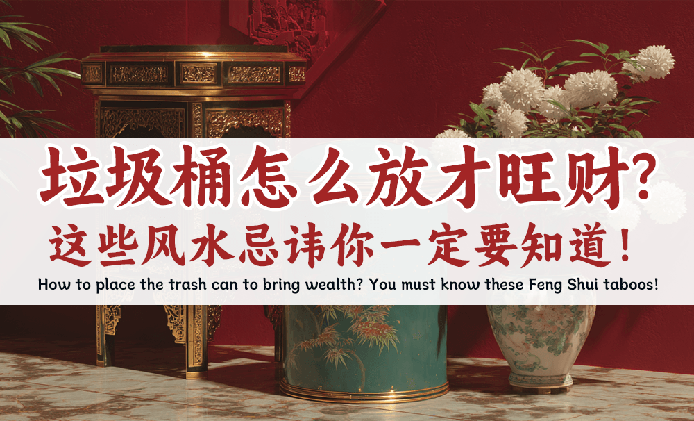 垃圾桶怎么放才旺财？这些风水忌讳你一定要知道！
