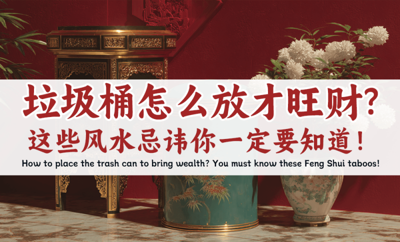 垃圾桶怎么放才旺财