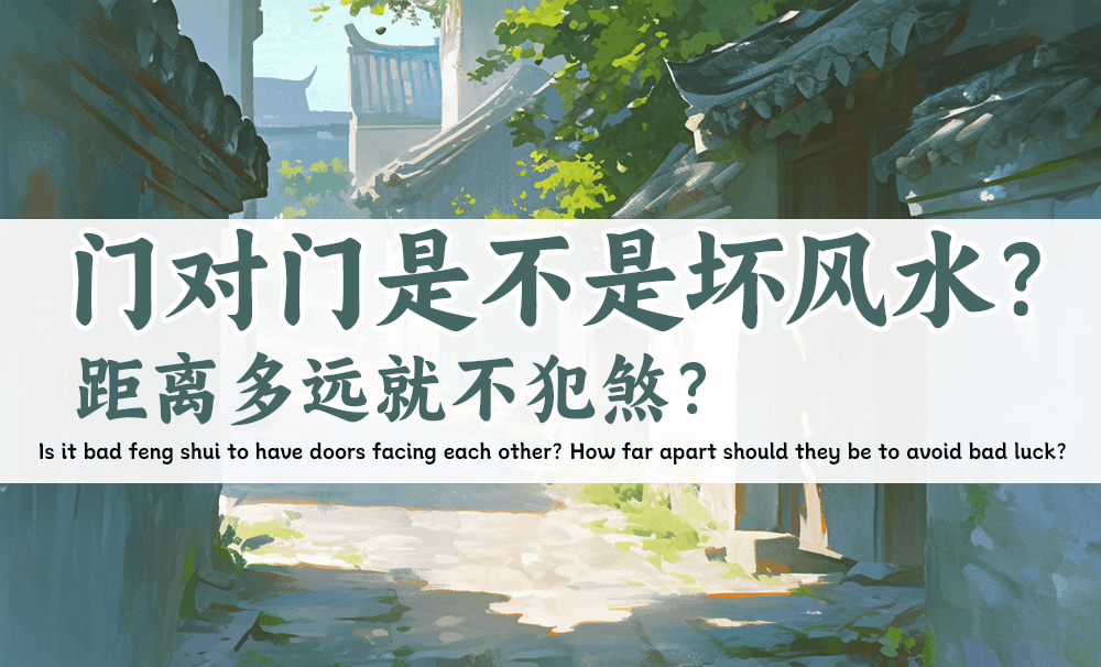 门对门是不是坏风水？距离多远就不犯煞？