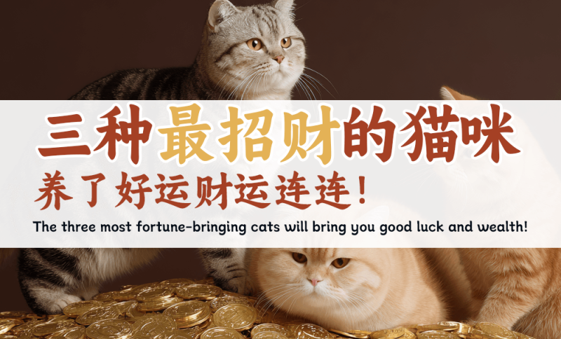 三种最招财的猫咪