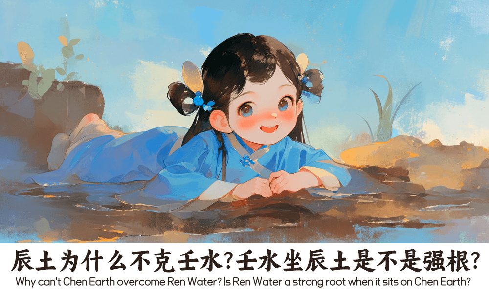 辰土为什么不克壬水？壬水坐辰土是不是强根？