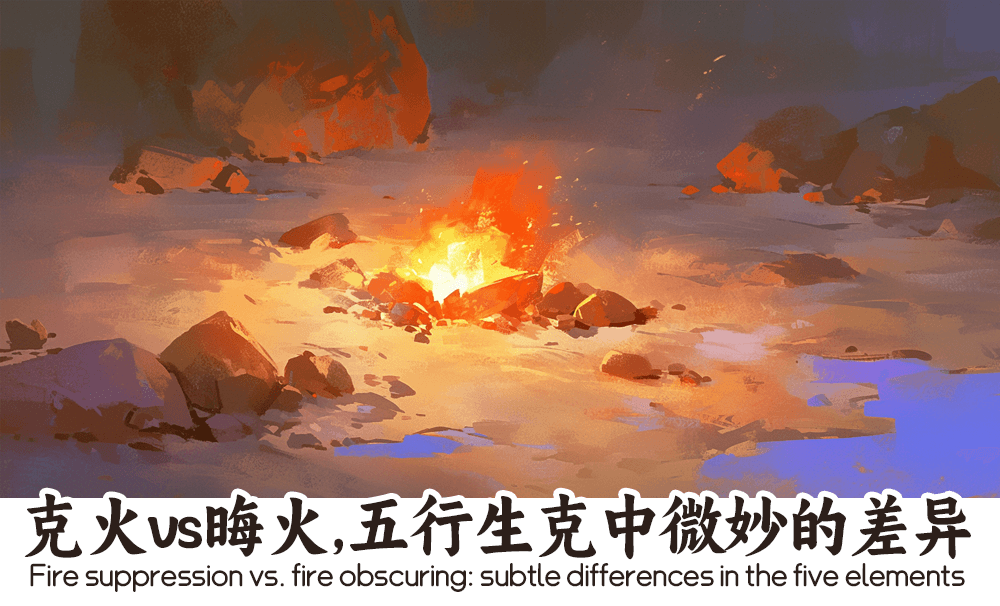 克火vs晦火，五行生克中微妙的差异