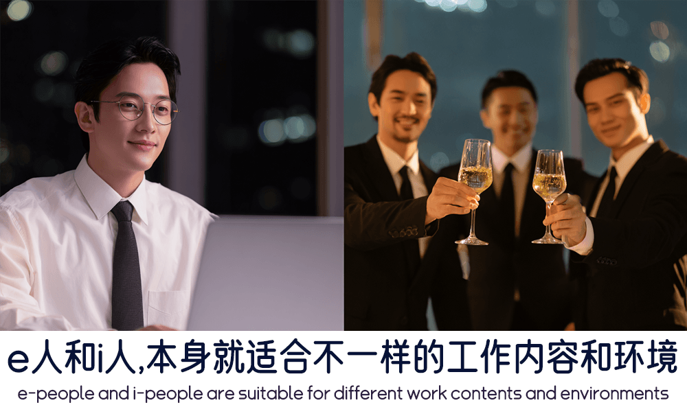 E人和I人，本身就适合不一样的工作内容和环境