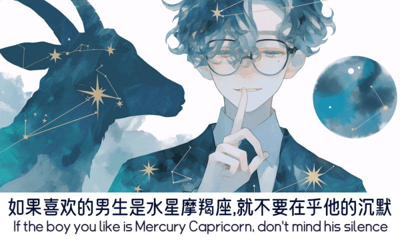 如果喜欢的男生是水星摩羯座