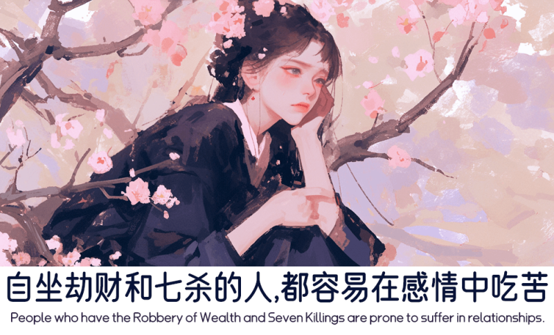 自坐劫财和七杀的人