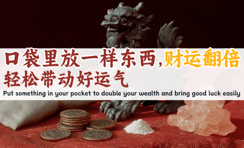 口袋里放一样东西，财运翻倍