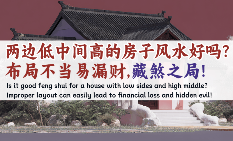 两边低中间高的房子风水好吗