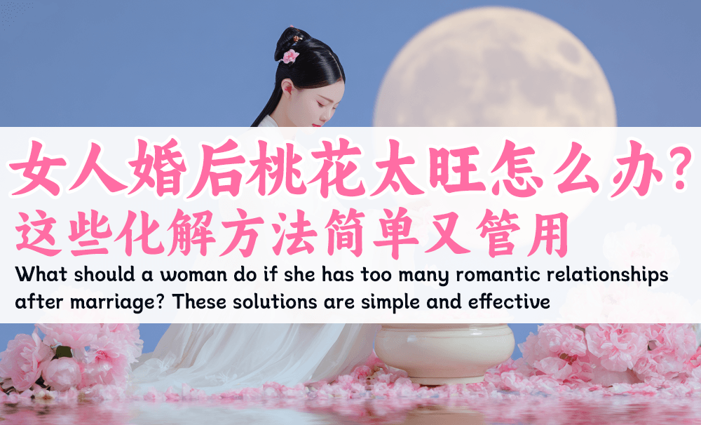 女人婚后桃花太旺怎么办？这些化解方法简单又管用