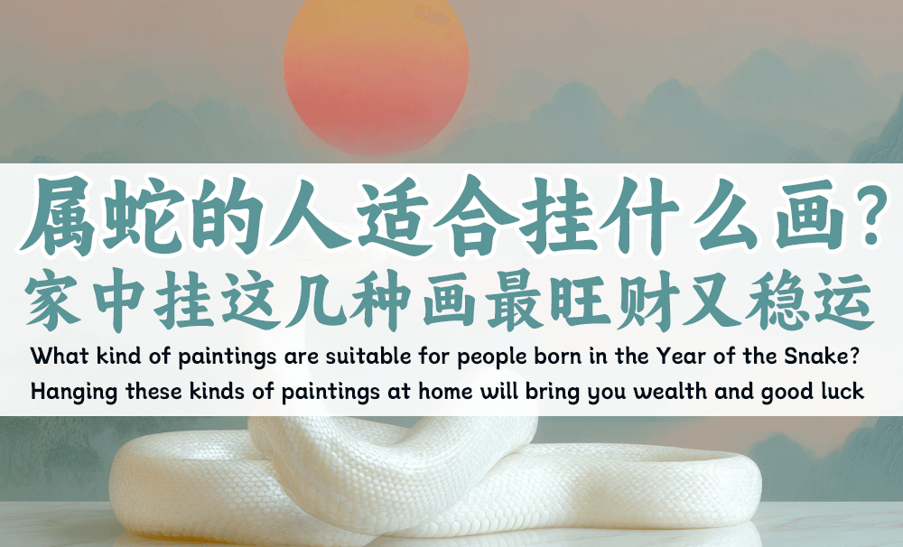 属蛇的人适合挂什么画？家中挂这几种画最旺财又稳运